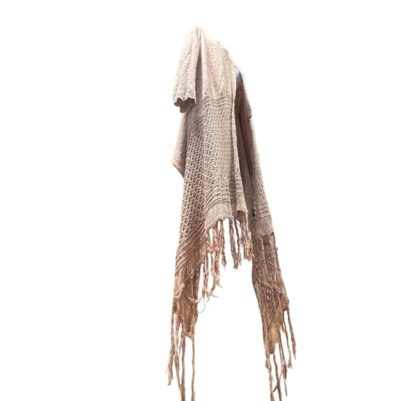 Lulu Long Bohemian Sweater Cardigan Size: Large - Picture 7 of 11